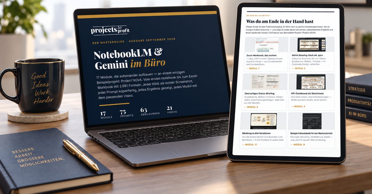 Der Guide auf Laptop und Tablet
