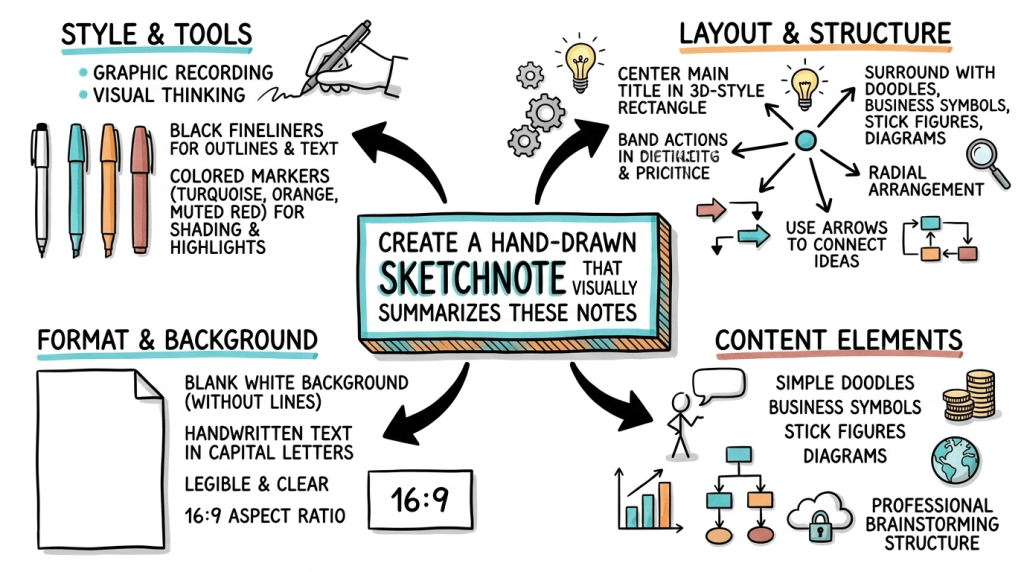 2-Prompt-Formel in Google Gemini für Sketchnotes Schritt für Schritt